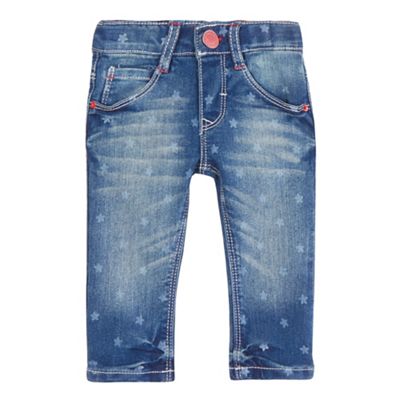 Levi's Baby girls' blue star print jeans